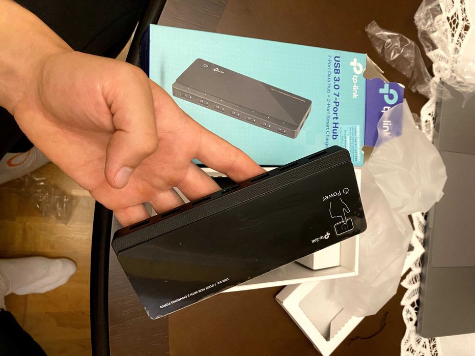 HUB USB TP-LINK UH720, 7 porturi USB 3.0, 2 porturi Fast Charging