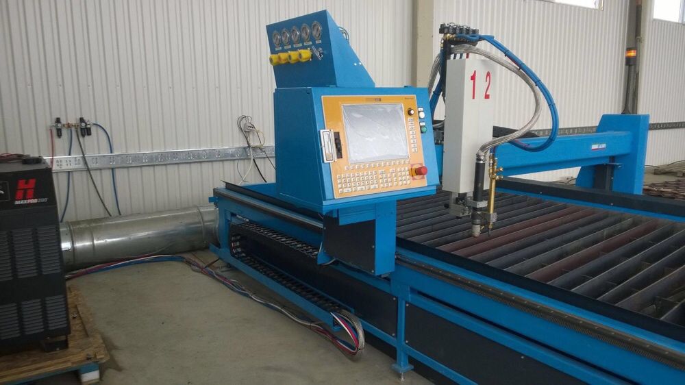 Plasma cnc, mașina debitat cu plasma /oxigaz Start-Up