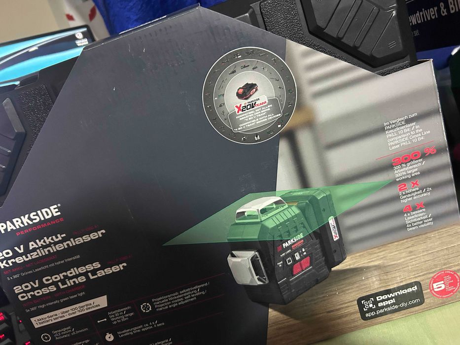 Nivela laser parkside performance Garantie 5 ani !!!