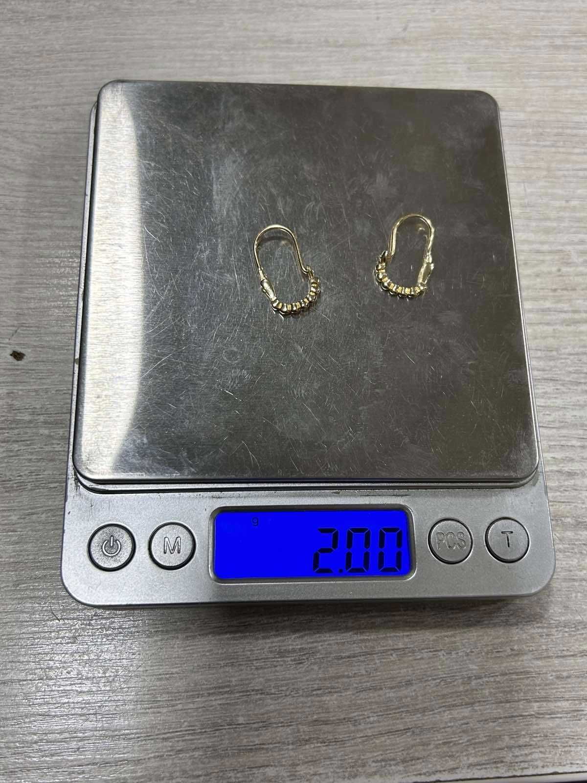 Златни обеци 14К 585 / 2 гр.