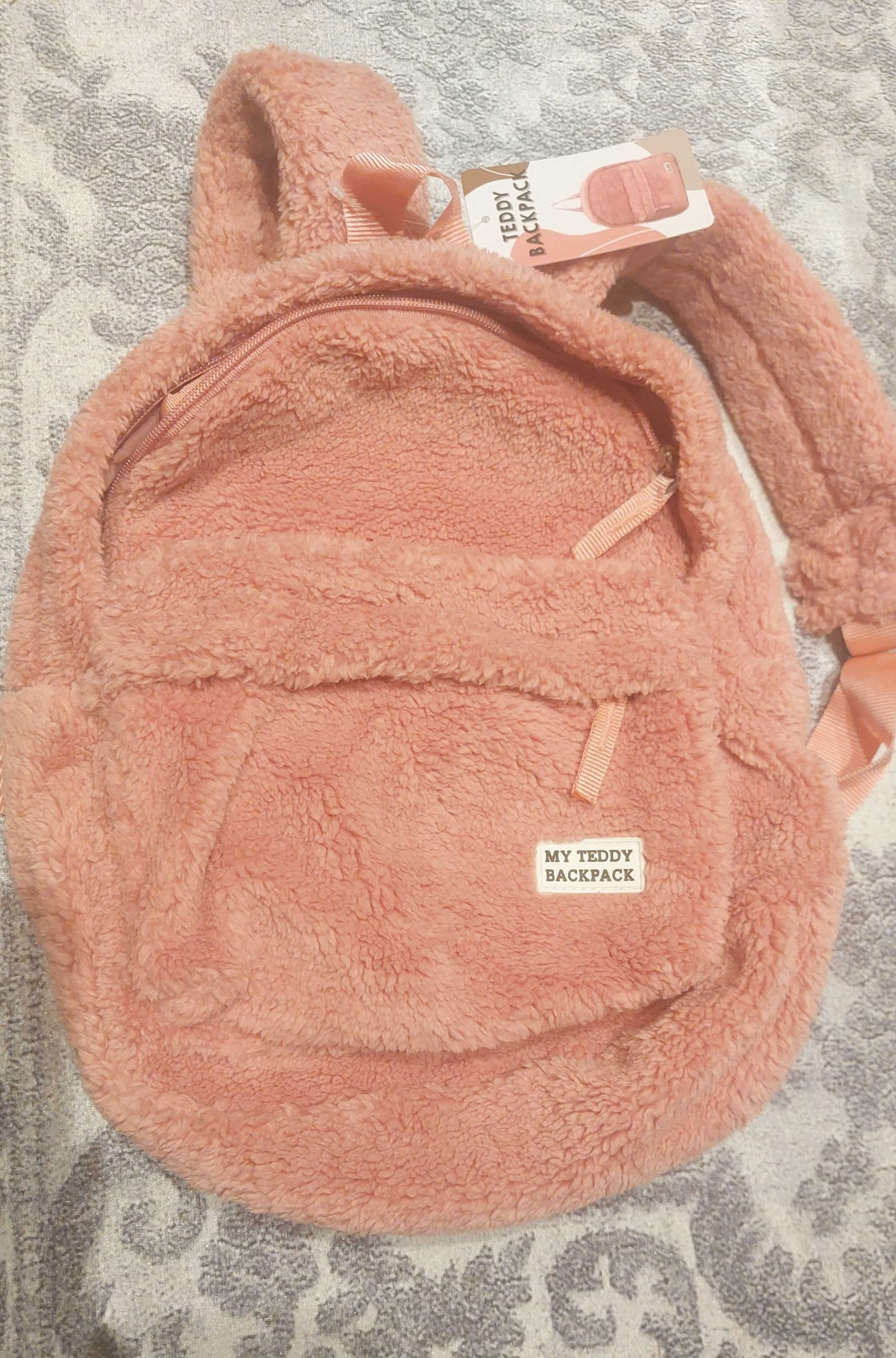 Розова детска раница Teddy