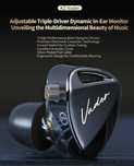 Casti KZ Vader - monitoare, casti in ear triplu dinamice