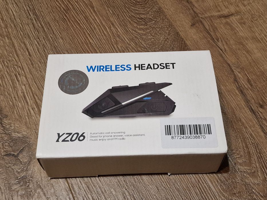 Casti audio pentru casca motocicleta atv wireless headset , produs nou