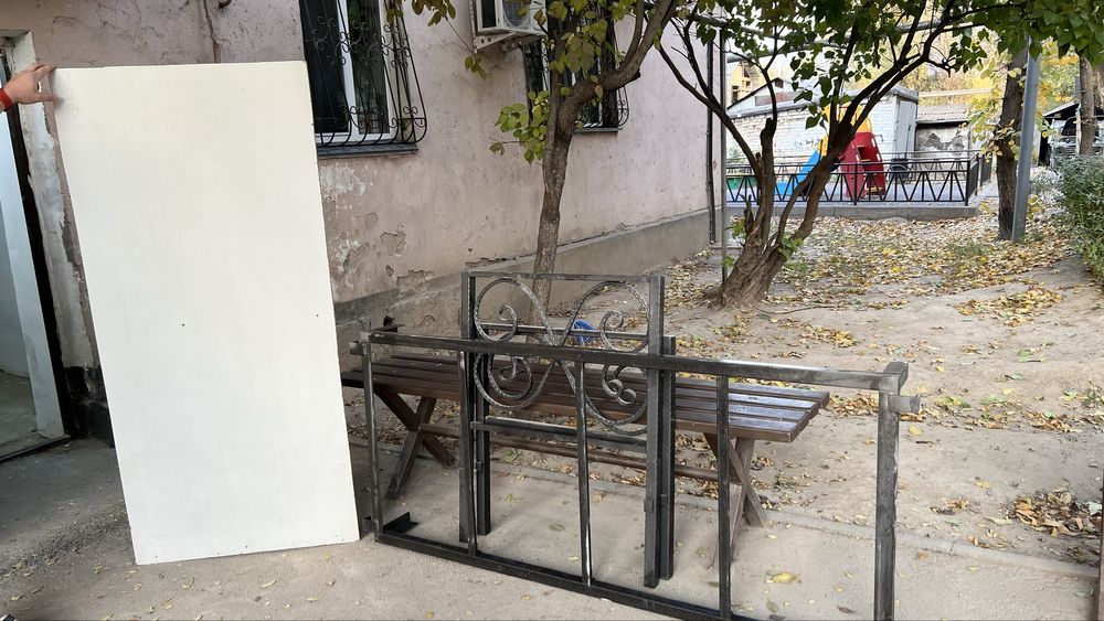 Кровать кованная