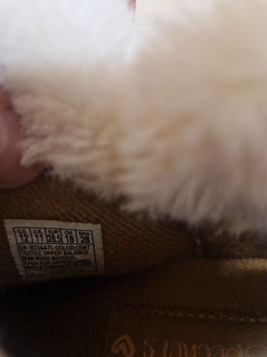 Ghete SKECHERS fetite, cu captuseala de blana sintetica Glamslam HI