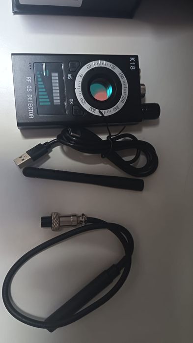 Detector profesional anti spionaj, Invincio K18, detecteaza Camere,