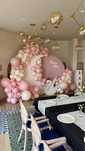 Decor Baloane Barbie Botez Aniversare Majorat Banchet