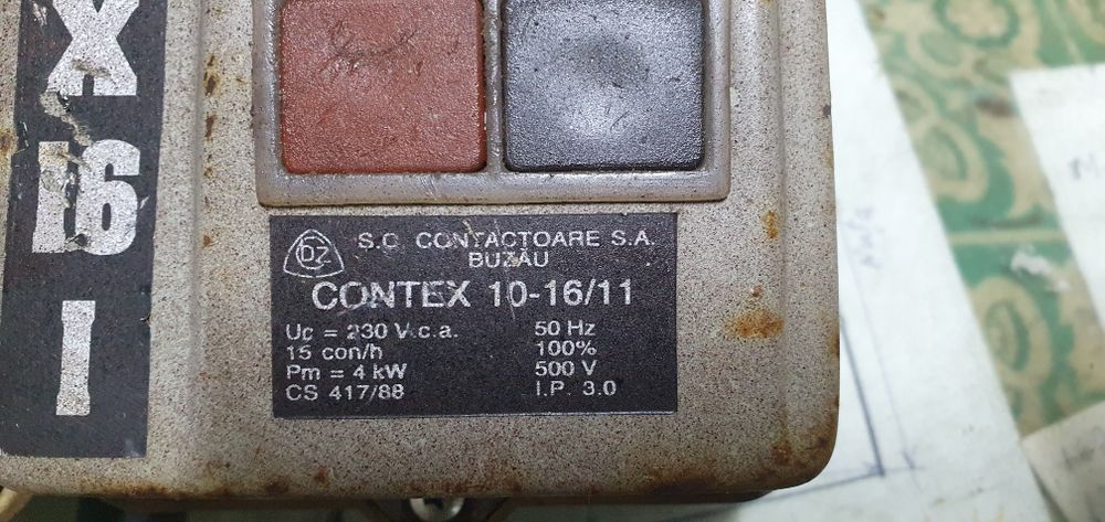 Intrerupator motor cu contactor.
