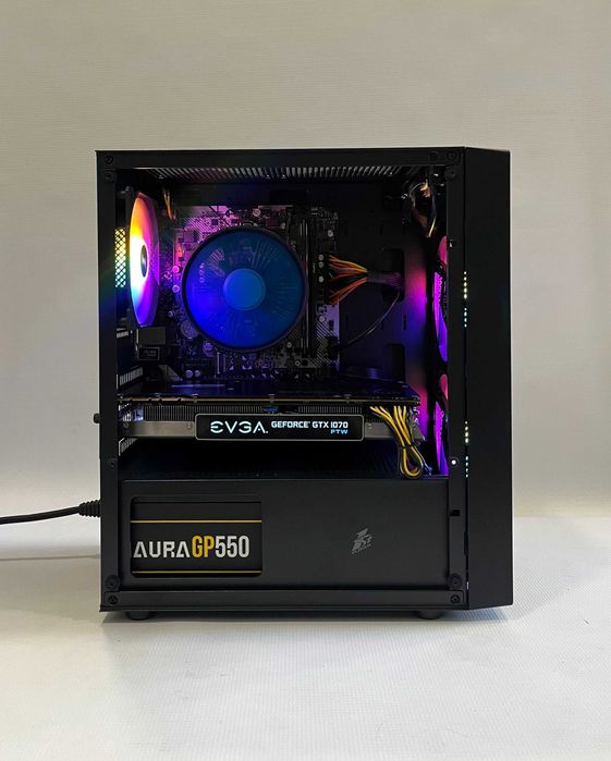 Геймърски компютър AMD Ryzen 5 1600, GTX 1070 8GB, 16GB ram
