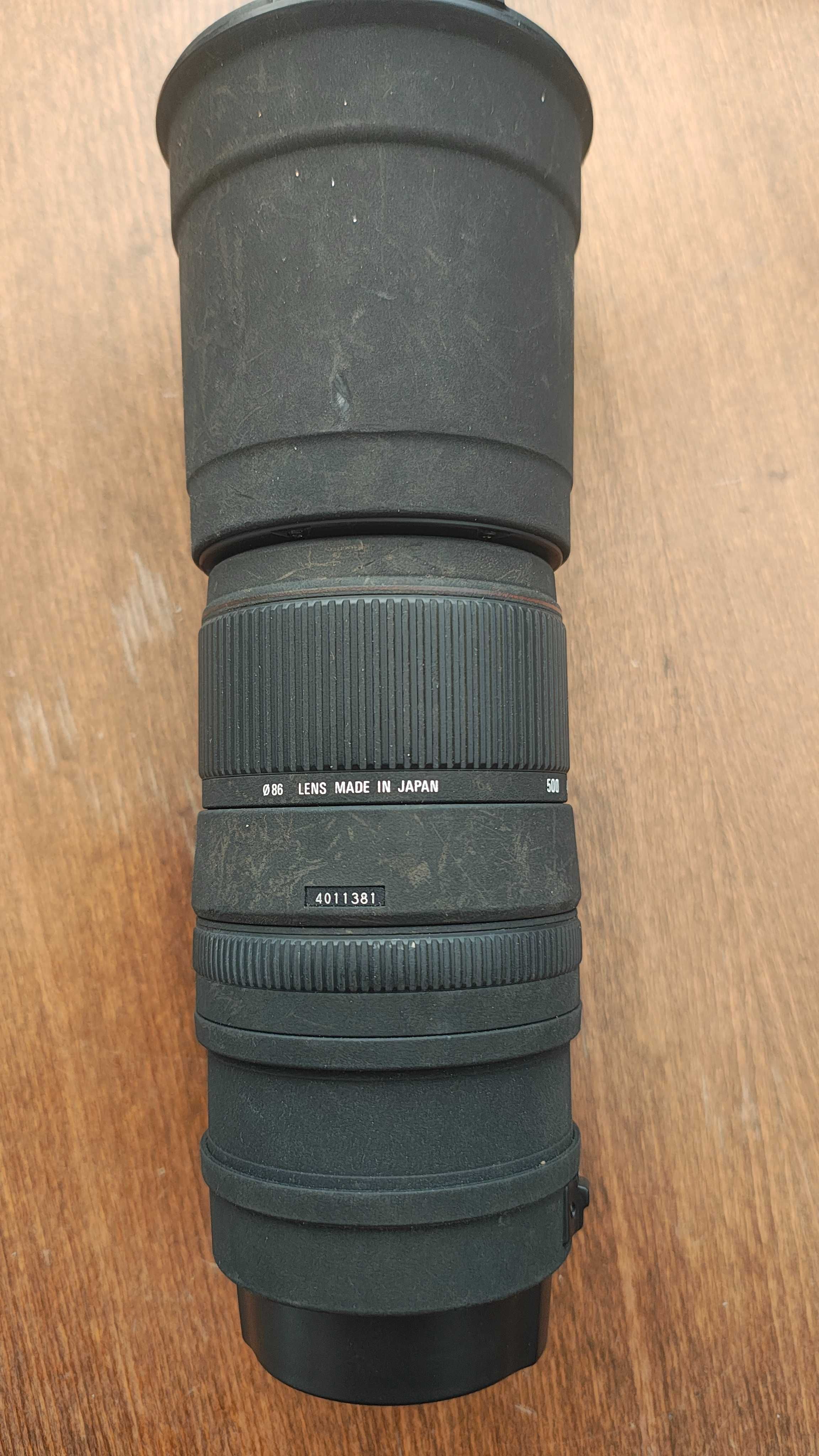 Обектив Sigma 170-500mm f/ 5.6-6.3 Canon за
