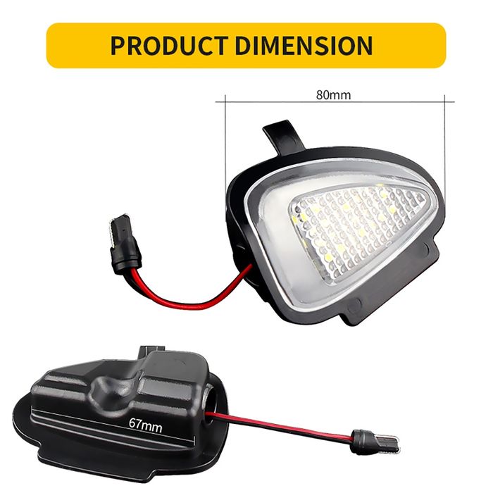 Led Lumini sub Oglinzi Volkswagen Vw Passat B7 Golf 6 Touran Puddle