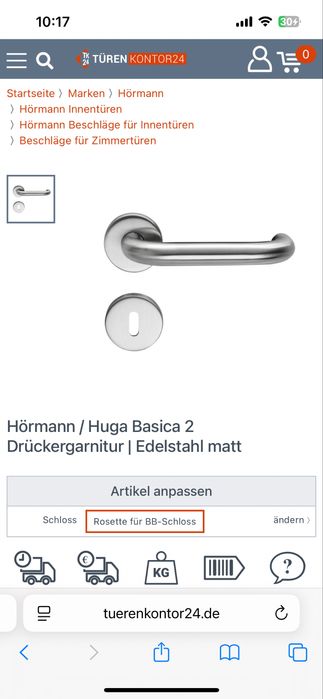 Дръжка за врата HÖRMANN