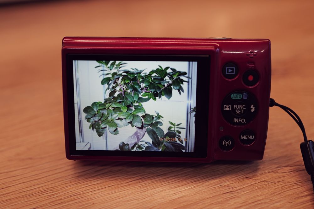 Aparat foto Canon Ixus 180 Rosu WiFi 20Mp ITP wireless Card  data ora