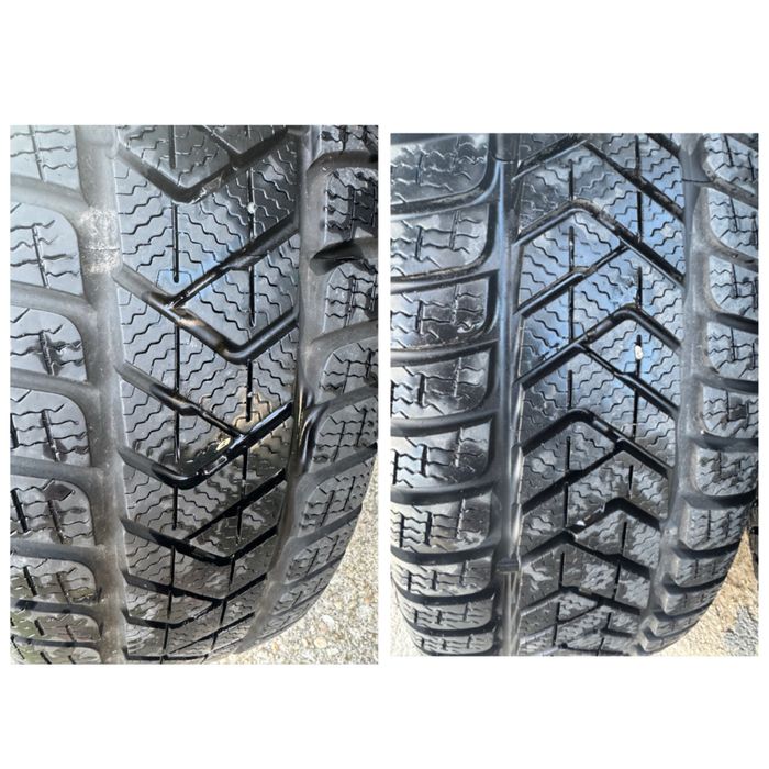 Jante cu anvelope originale iarna  audi Q3, q5,  profil 8 mm 215 65 16