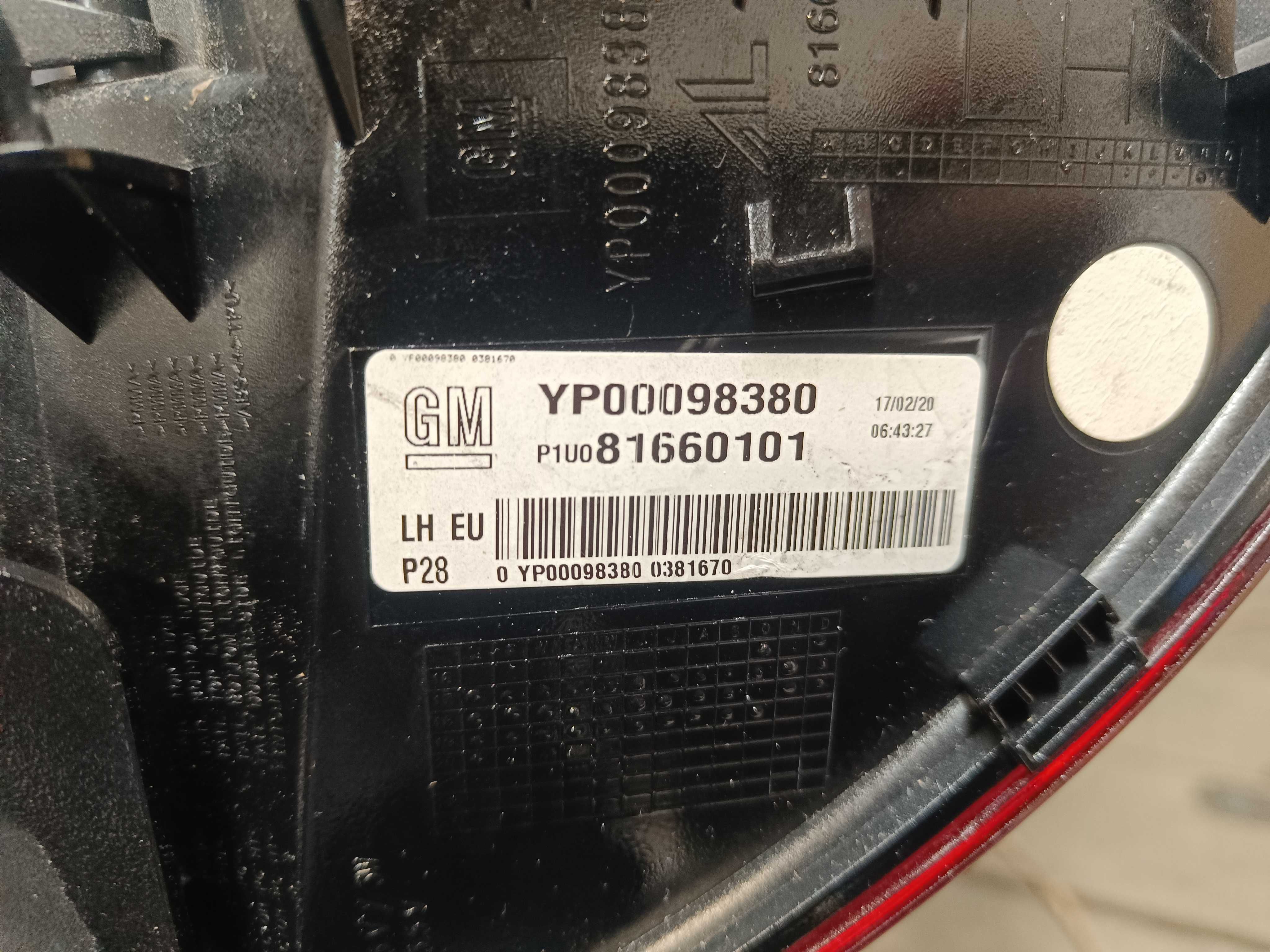 Opel Grandland ляв стоп външен