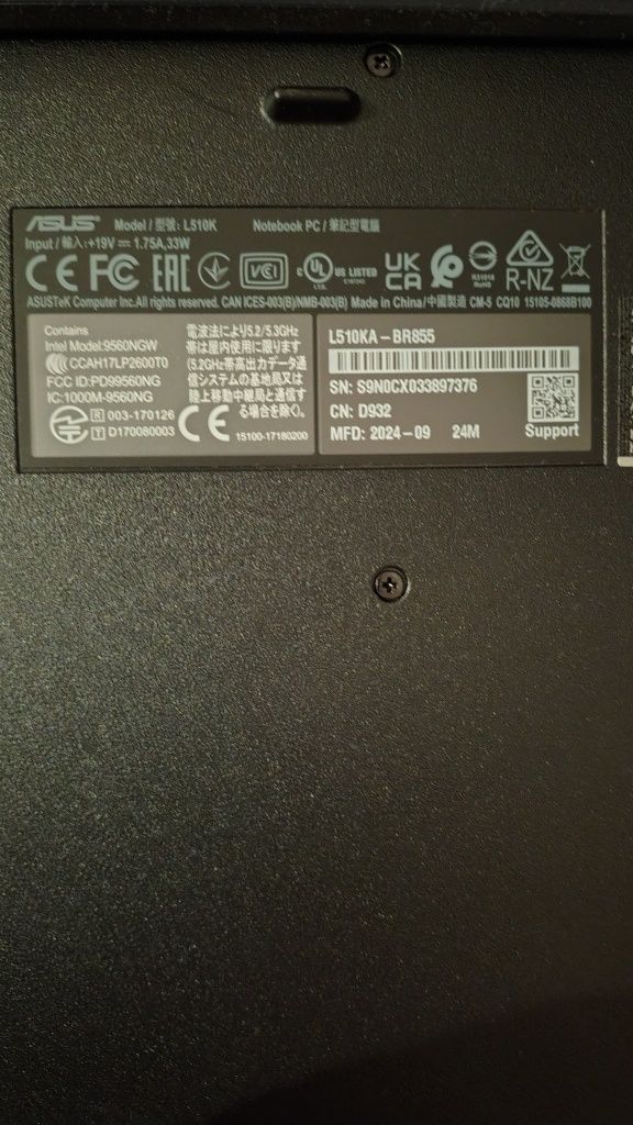 Laptop Asus L510 K