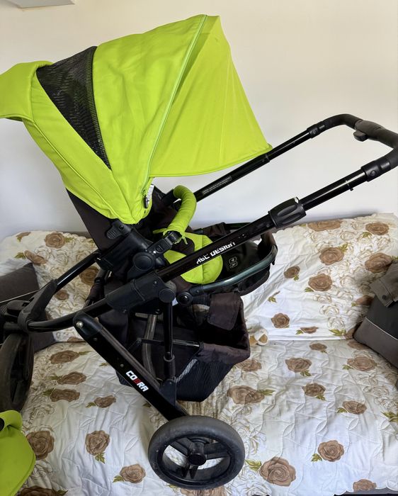Бебешка количка 2в1 Abc disign mamba lime