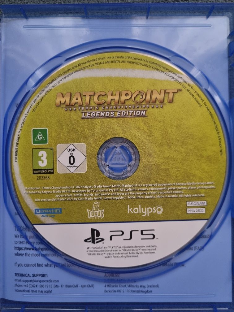 Matchpoint Tennis Championship - Legends Edition Playstation 5