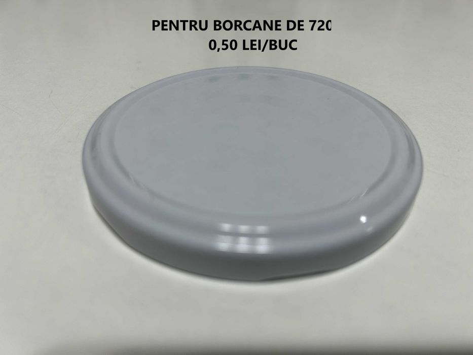 Capace pentru borcane de 370 cl (D66) si pentru 720 cl (D82)
