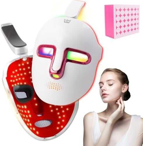 Нова Маска за лице 7 LED цвята домашна грижа за кожа Светлинна терапия