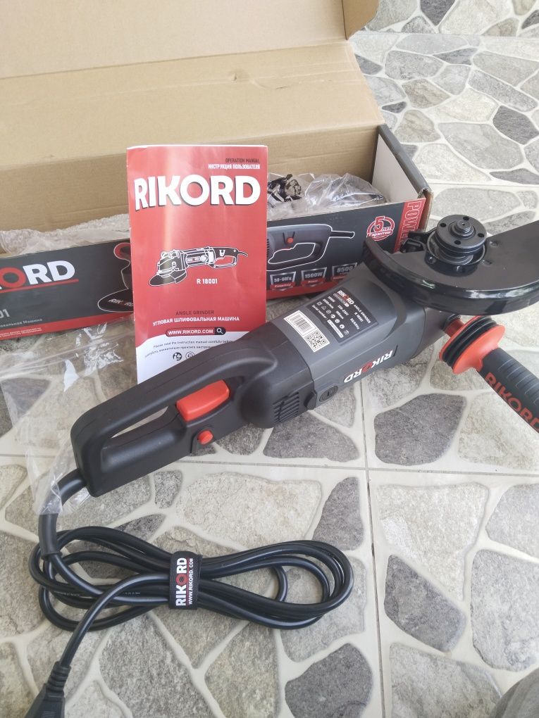 Болгарка 180мм Rikord