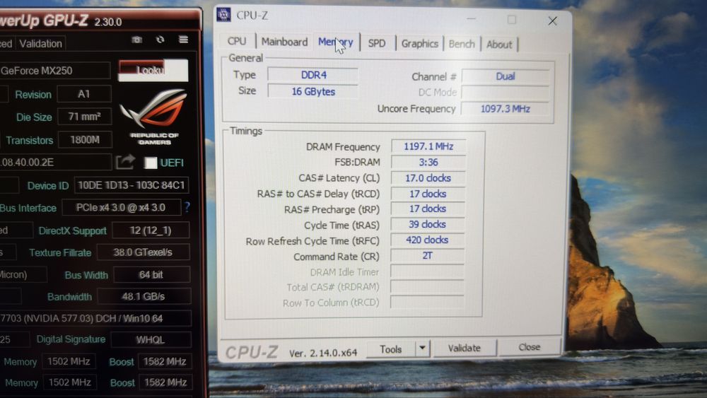 Laptop HP Pavilion 15 cs2009nu core i5 8265u 16GB Nvidia MX250