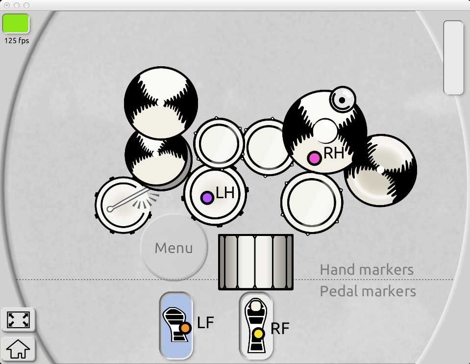 Set de tobe invizibile AERODRUMS (Virtual Drum Kit) - Nou