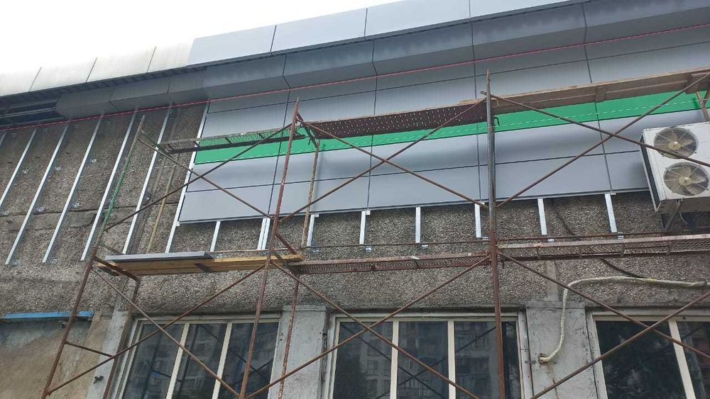 Фасадные кассеты, кассетные панели (перфорированные и глухие)