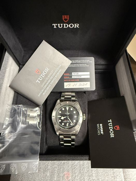 Ceas Tudor Black Bay Steel 79730 pachet full stare foarte buna!
