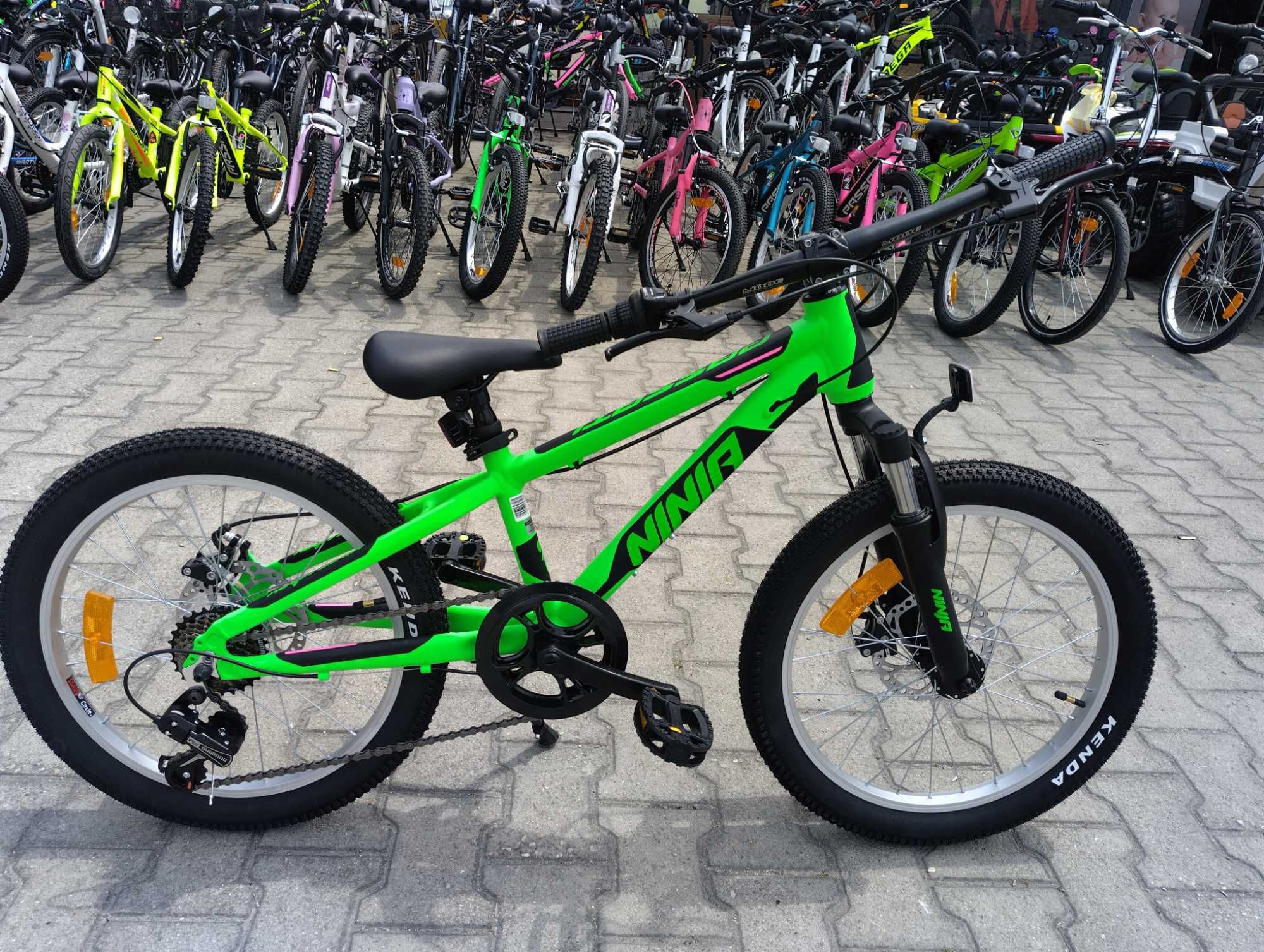 PASSATI Алуминиев велосипед 20" NINJA зелен