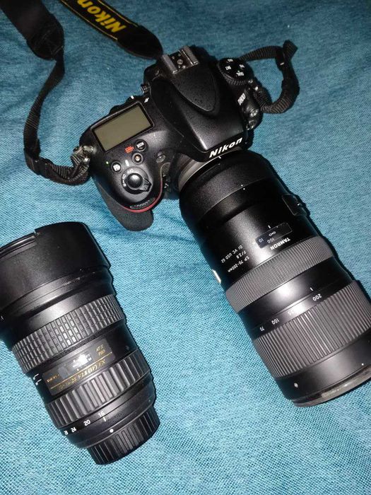 Продам фотоаппарат Nikon d800 с двумя объективами