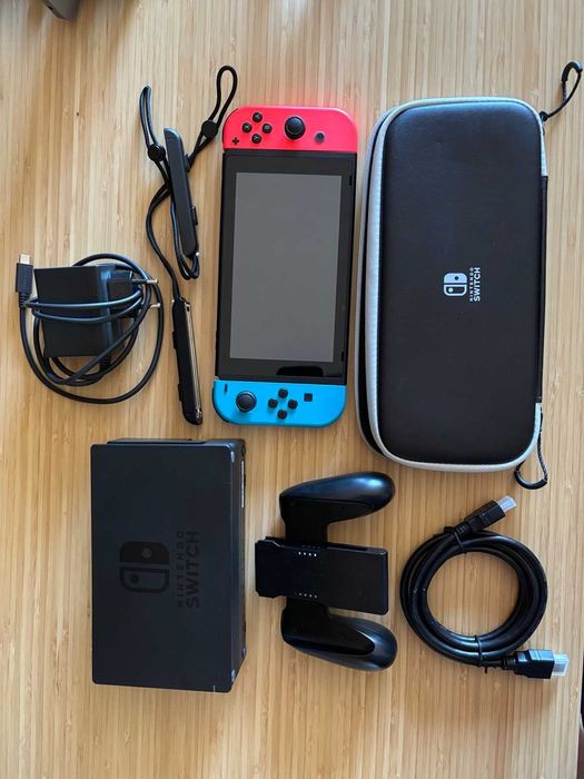 Като НОВ Nintendo Switch пълен комплект
