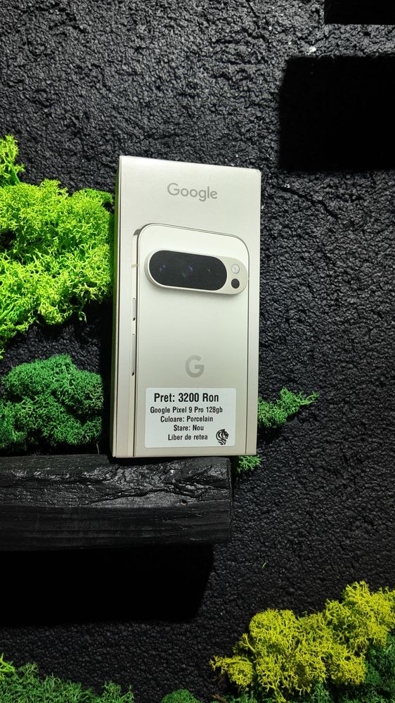Google Pixel 9 Pro 128gb Porcelain Duos Nou Sigilat/Fact+Garantie