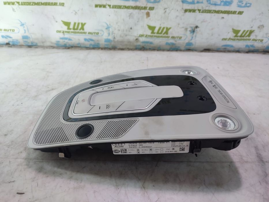 Plafoniera 5Q0951177 Audi A6 C8 [2018 - 2020] 2.0 DKNA +hybrid