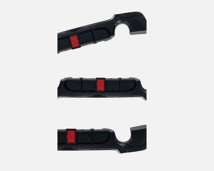 Дифузер с LED светлина за BMW 3 серия E90 E92 E93 гланцово черен