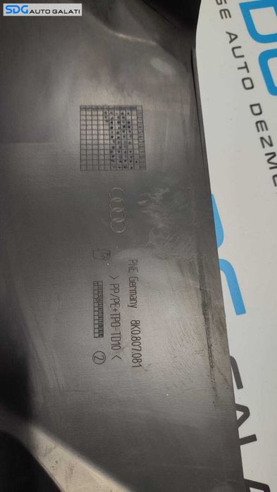 Panou Capac Plastic Trager Tragher Panou Frontal Audi A4 B8 2008 - 2012 Cod 8K0807081