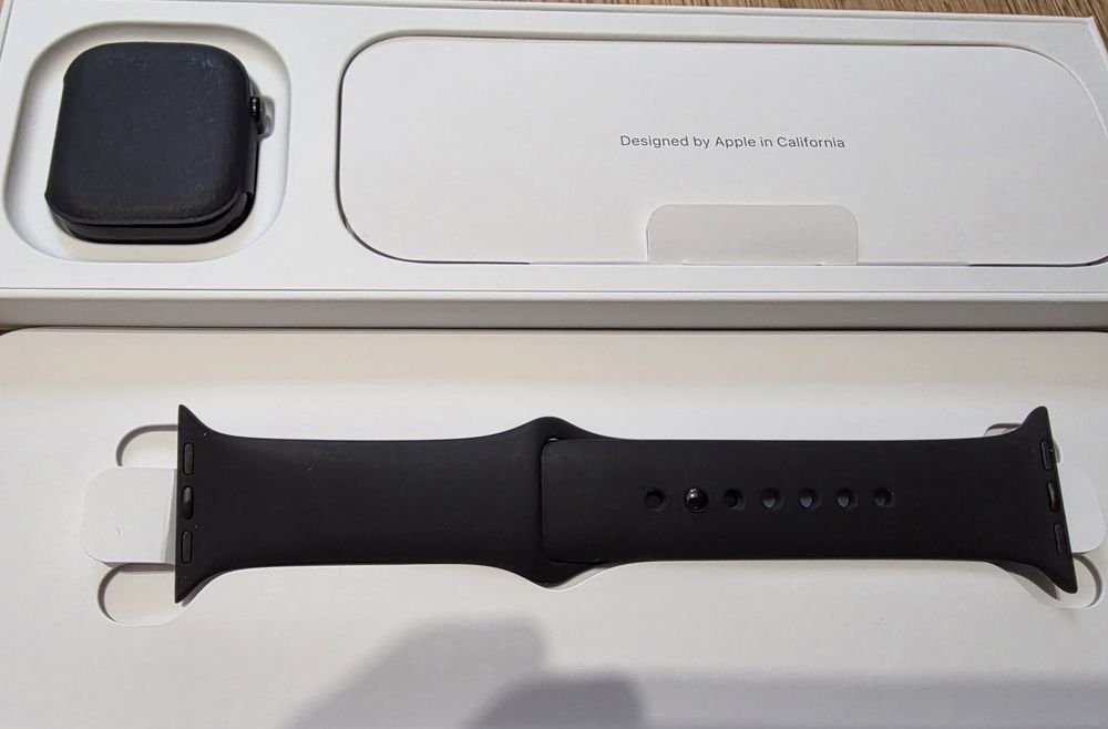 Apple watch 10, 42mm, jet black, GPS, garanție oficiala 08.26, ca nou