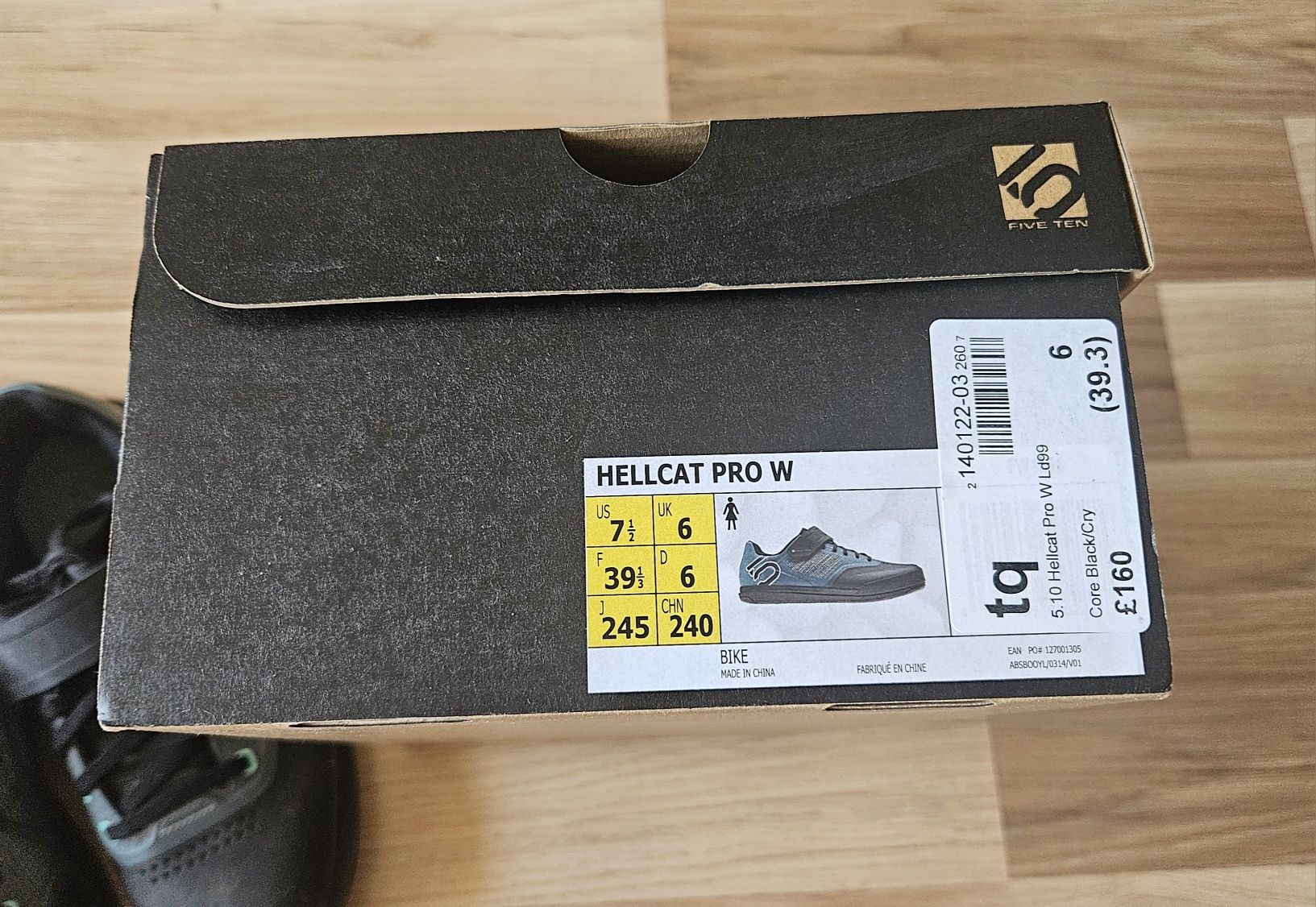 Дамски обувки за колоездене Five Ten Hellcat Pro, 24,5 см, 39,5 размер