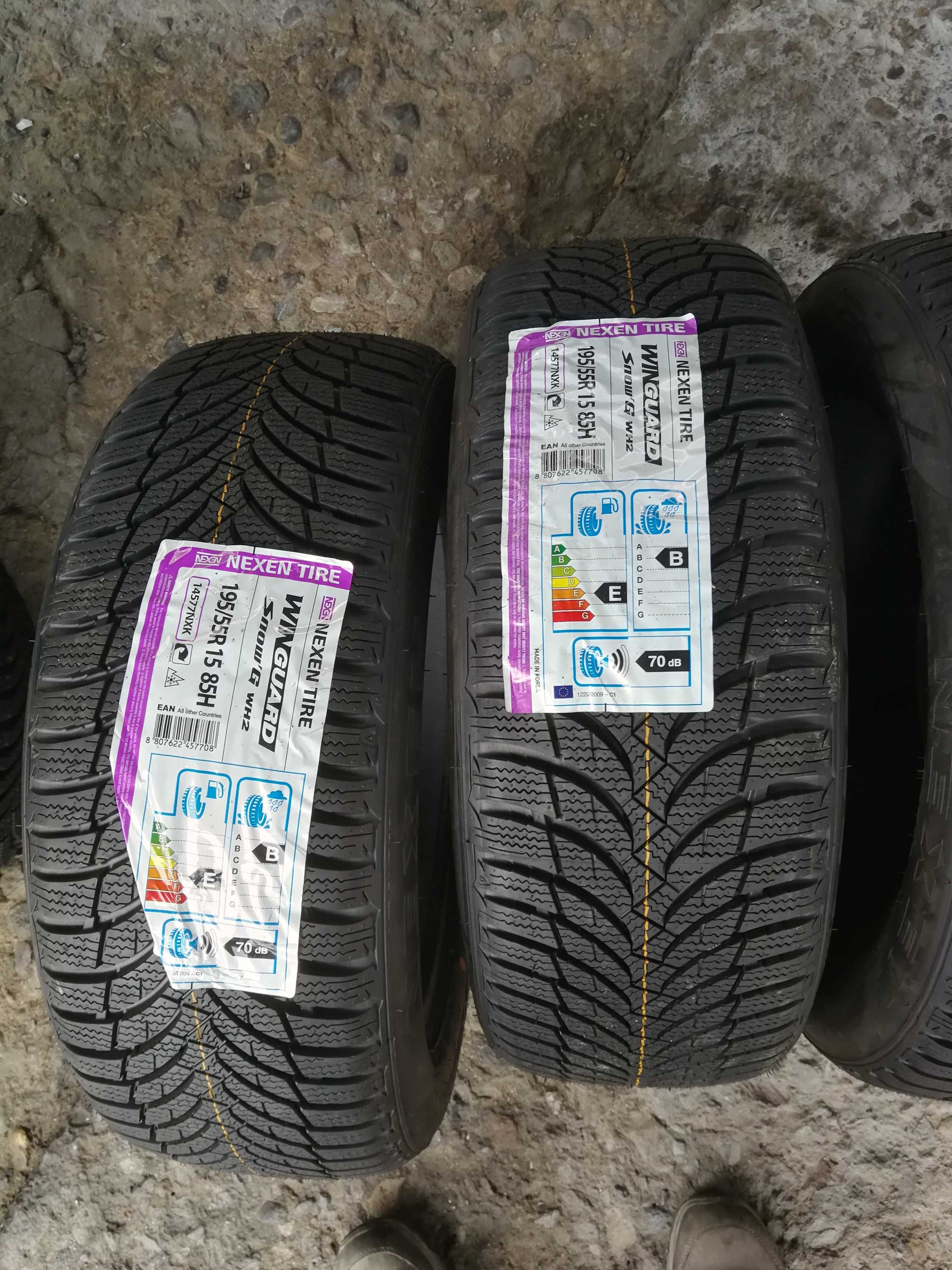 4 Нови зимни гуми R15 195/55 Nexen WinGuard Snow'G WH2 85H M+S Korea