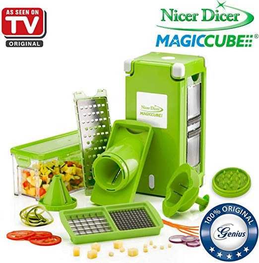 ТОП Nicer Dicer Plus Кухненско ренде 12 части и белачка кутия