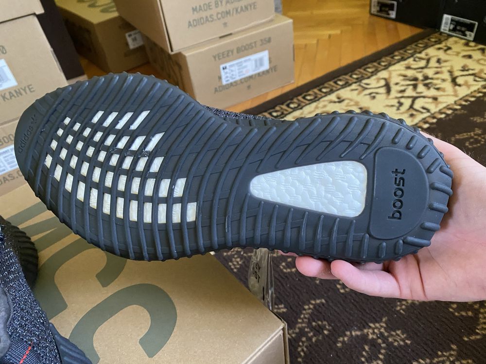 Yeezy 350V2 Static Black Reflective, 41, 43, 44