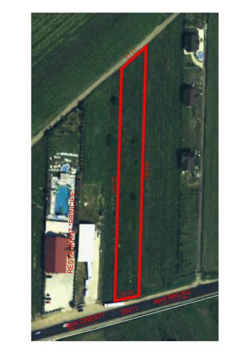 Magura (Principe),  teren intravilan 3910mp  ,Ideal pentru Hala.