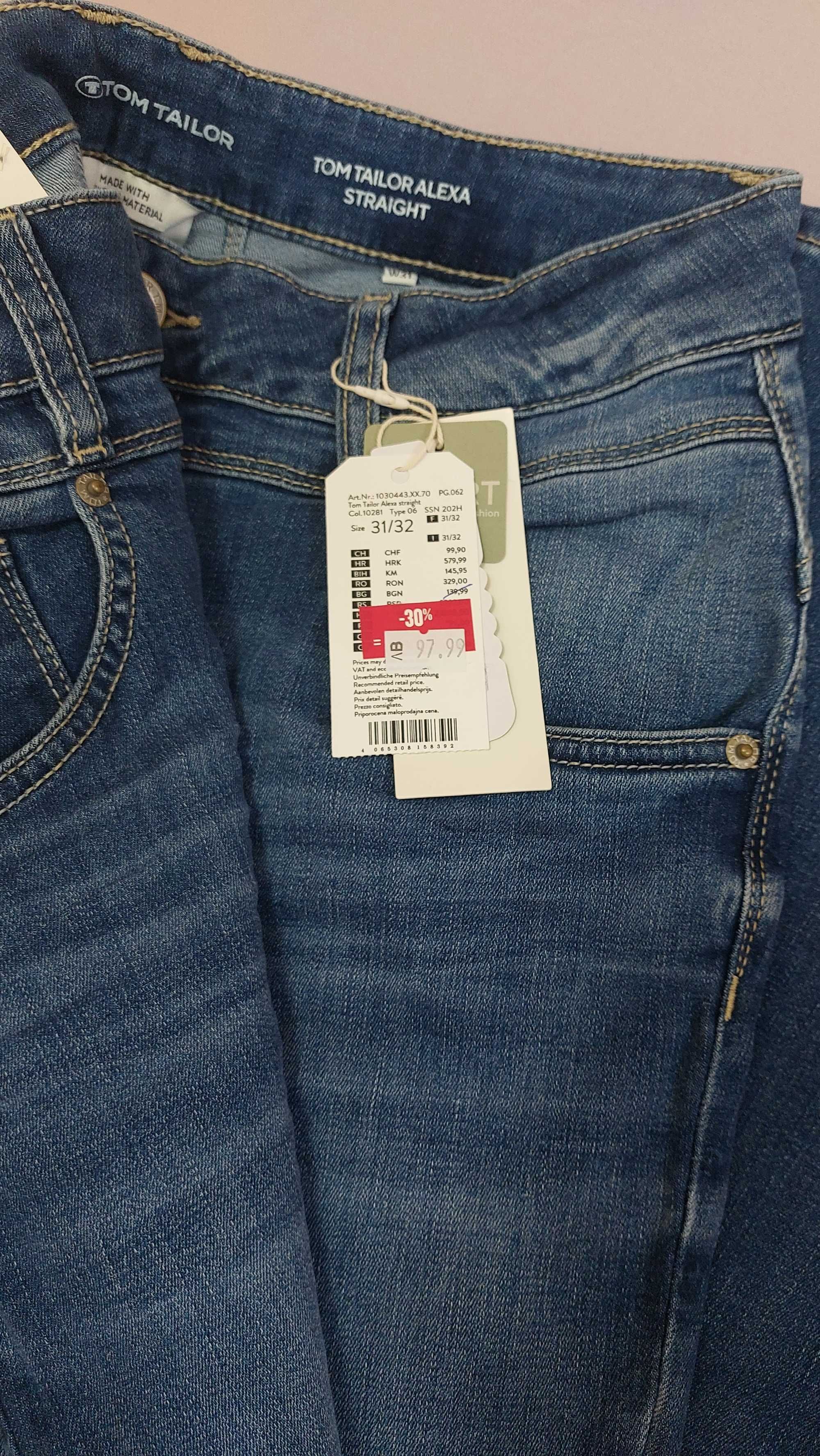Оригинални дънки TOM TAILOR ALEXA Straigth Jeans