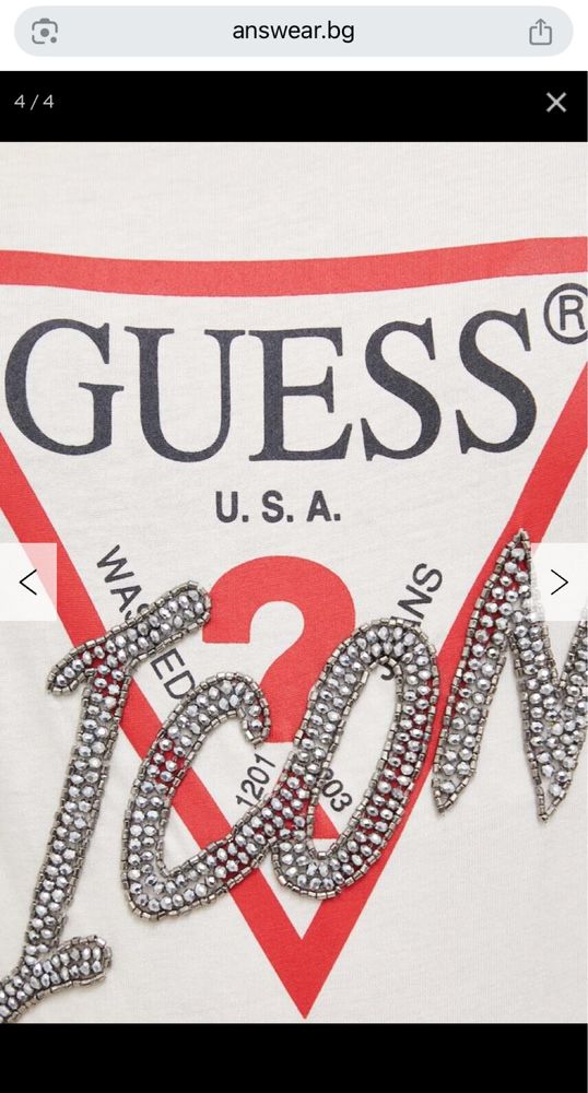 Дамска тениска Guess Icon S