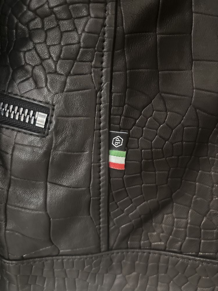 Кожено яке мъжко М размер