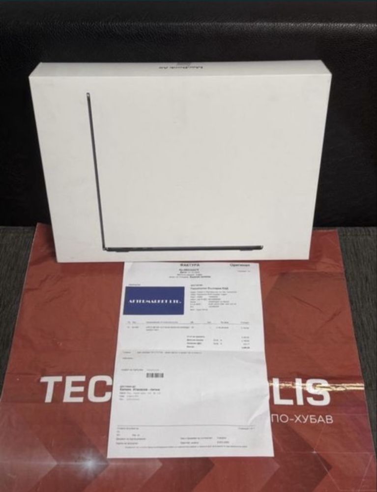 KATO HOB 15" 256GB MacBook Air M2 8GB Гаранция Technopolis 2026 г.