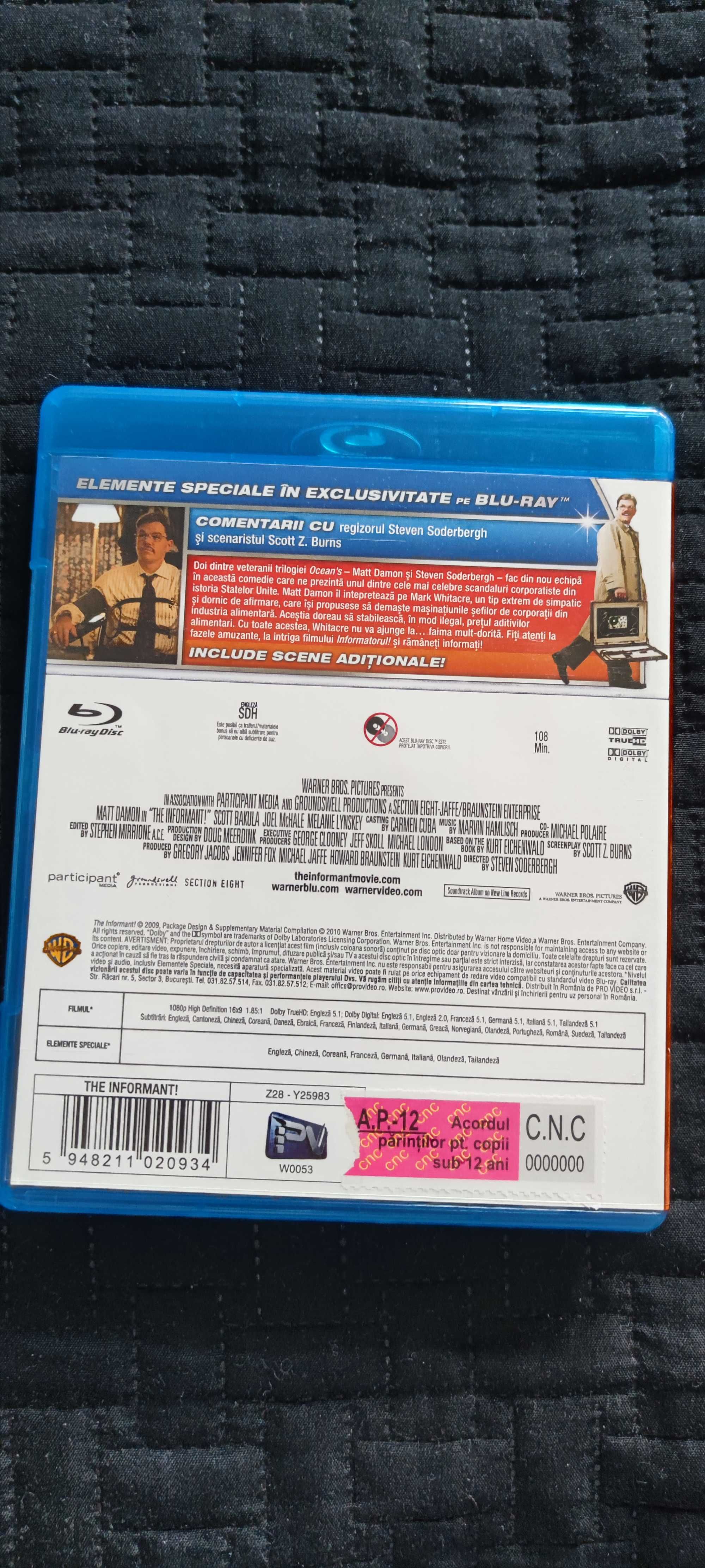 Filme blu ray originale subtitrare in limba romana, stare foarte buna