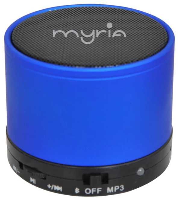 Boxa portabila MYRIA MDC-0601, Bluetooth 3.0, 3W, albastru