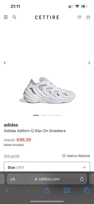 Adidas Adifom Q Slip-On Sneakers