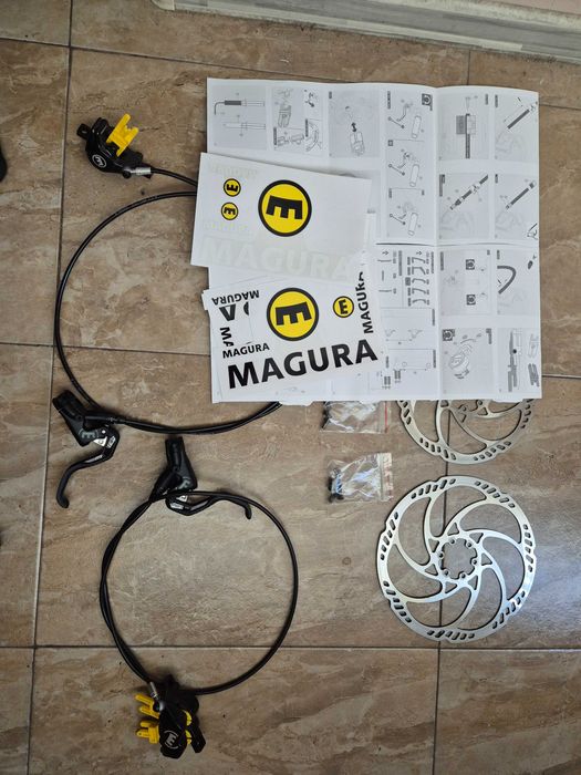 Magura MT Trail Sport HC 1-Finger Disc Brake Set + Storm HC 203/180mm